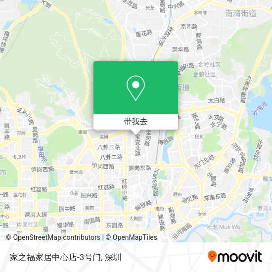 家之福家居中心店-3号门地图