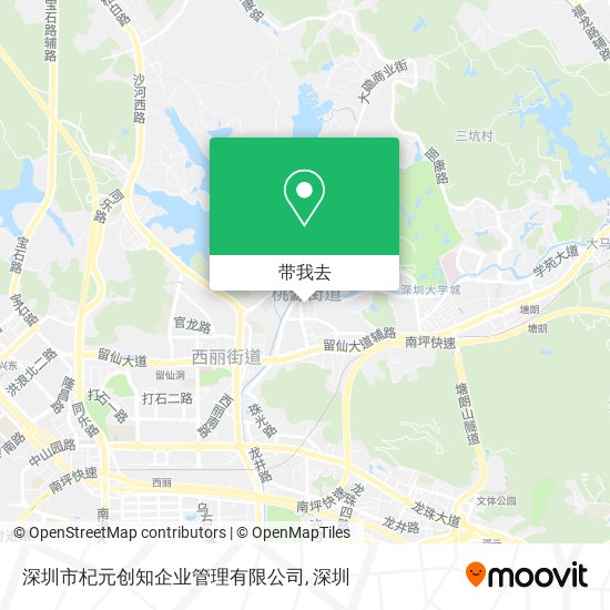 深圳市杞元创知企业管理有限公司地图