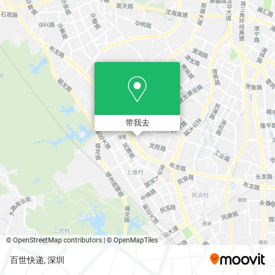 百世快递地图