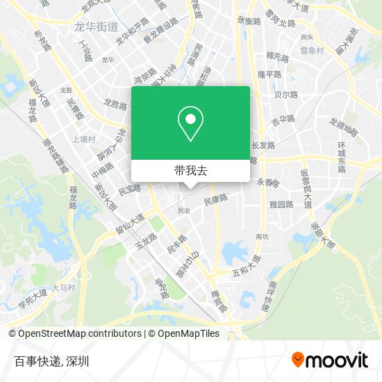 百事快递地图