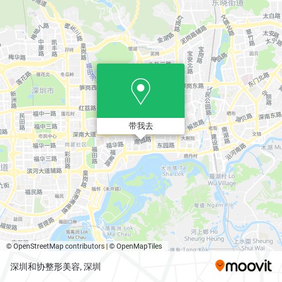 深圳和协整形美容地图