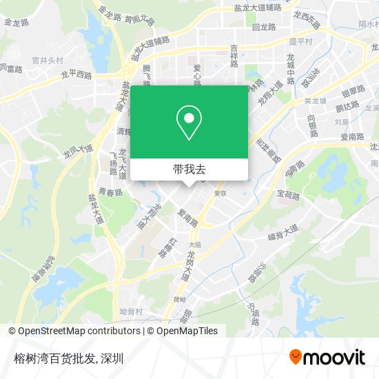 榕树湾百货批发地图