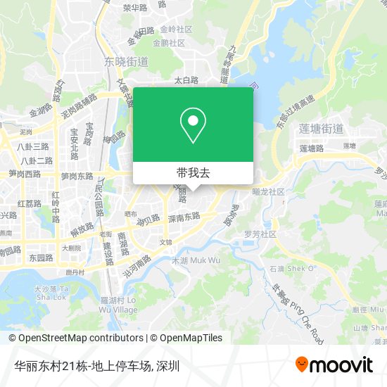 华丽东村21栋-地上停车场地图