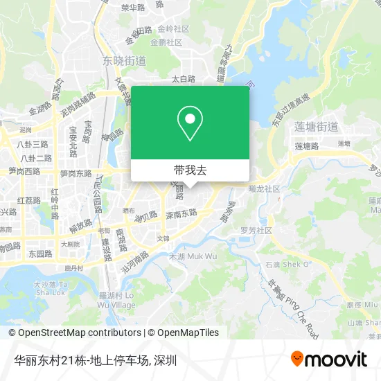 华丽东村21栋-地上停车场地图