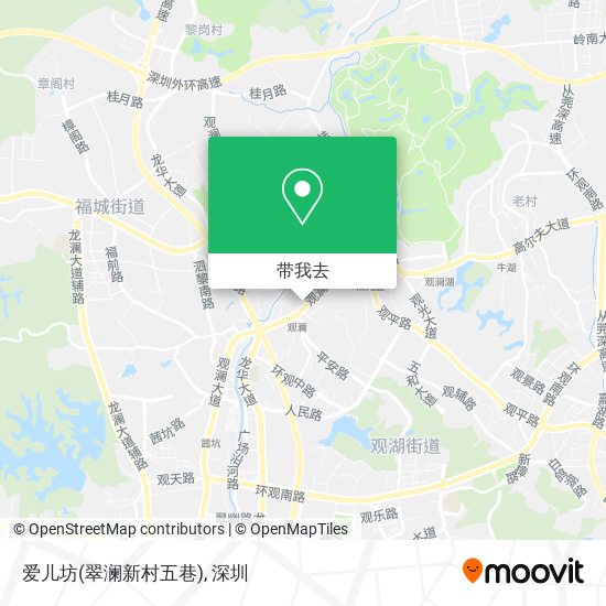爱儿坊(翠澜新村五巷)地图