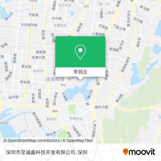 深圳市至诚鑫科技开发有限公司地图