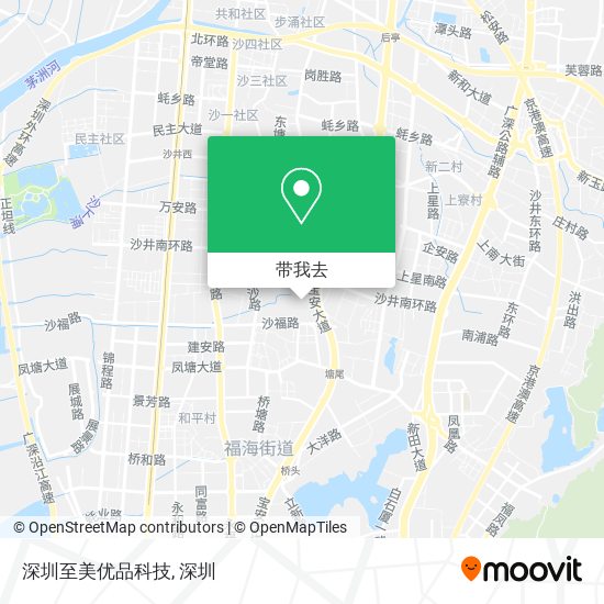 深圳至美优品科技地图