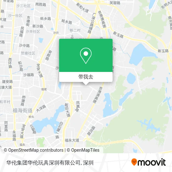 华伦集团华伦玩具深圳有限公司地图