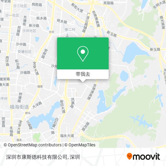 深圳市康斯德科技有限公司地图