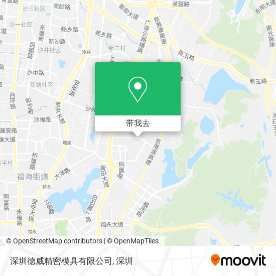 深圳德威精密模具有限公司地图