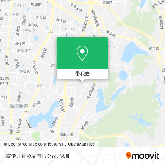 露伊儿化妆品有限公司地图