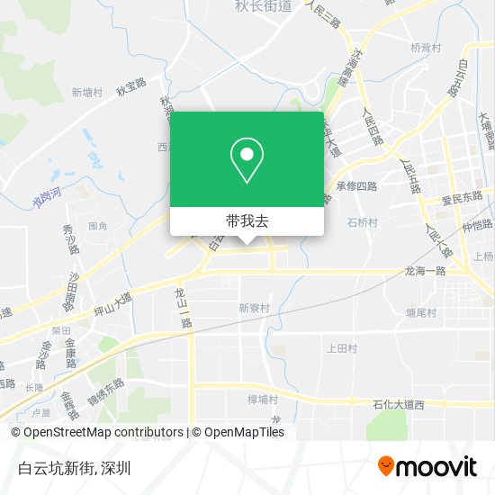 白云坑新街地图