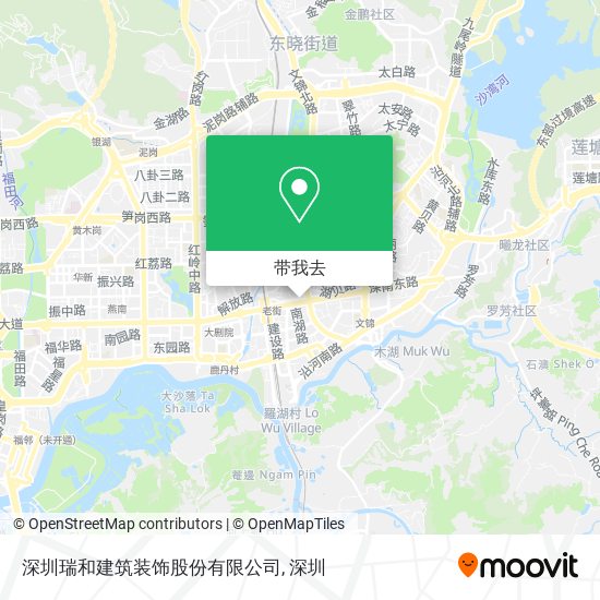深圳瑞和建筑装饰股份有限公司地图
