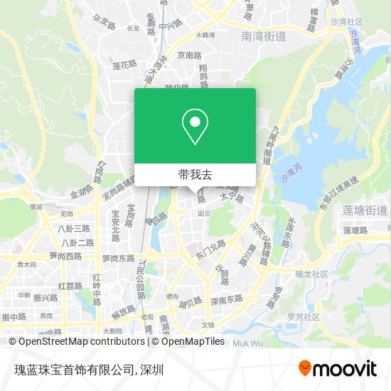 瑰蓝珠宝首饰有限公司地图
