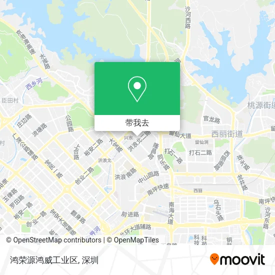 鸿荣源鸿威工业区地图