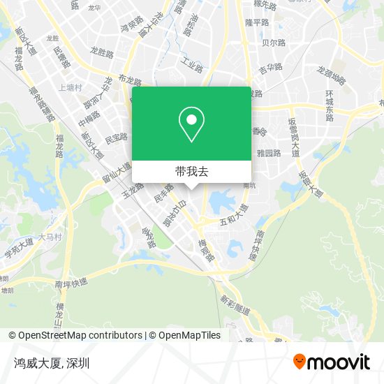 鸿威大厦地图
