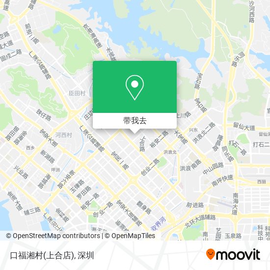 口福湘村(上合店)地图