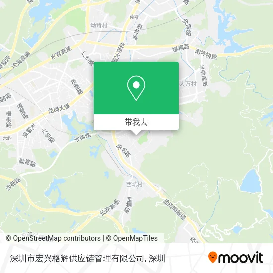 深圳市宏兴格辉供应链管理有限公司地图