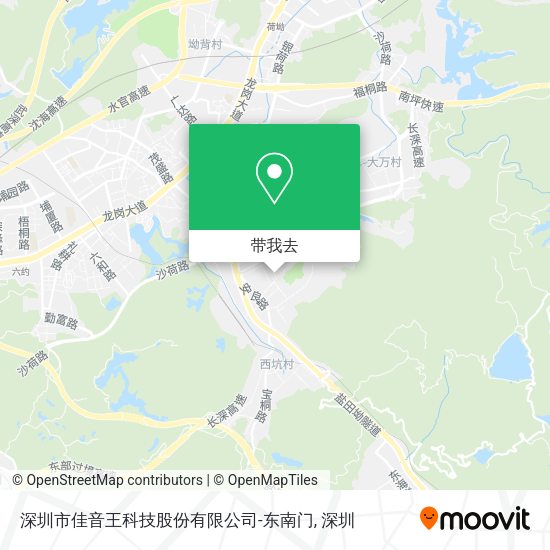 深圳市佳音王科技股份有限公司-东南门地图
