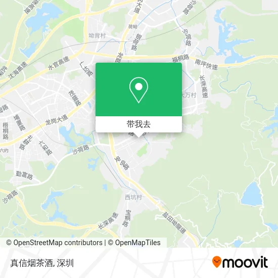 真信烟茶酒地图