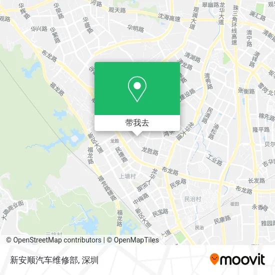 新安顺汽车维修部地图