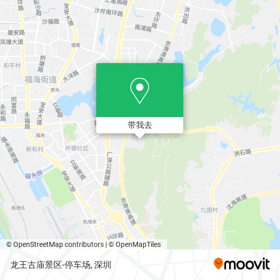 龙王古庙景区-停车场地图