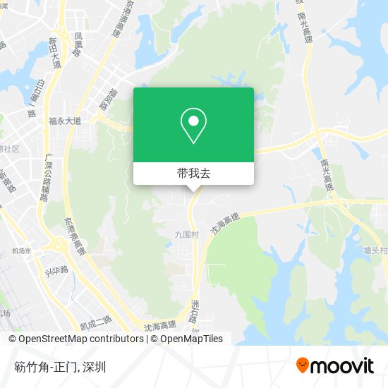 簕竹角-正门地图