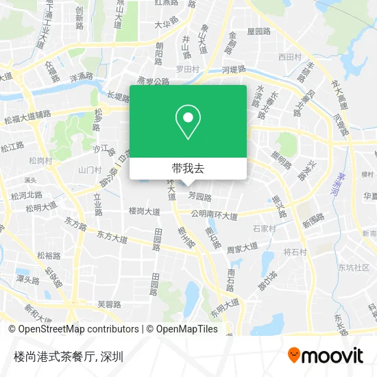 楼尚港式茶餐厅地图