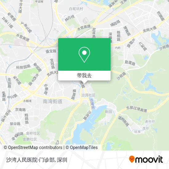 沙湾人民医院-门诊部地图