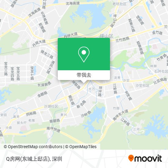 Q房网(东城上邸店)地图