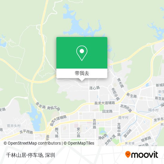 千林山居-停车场地图