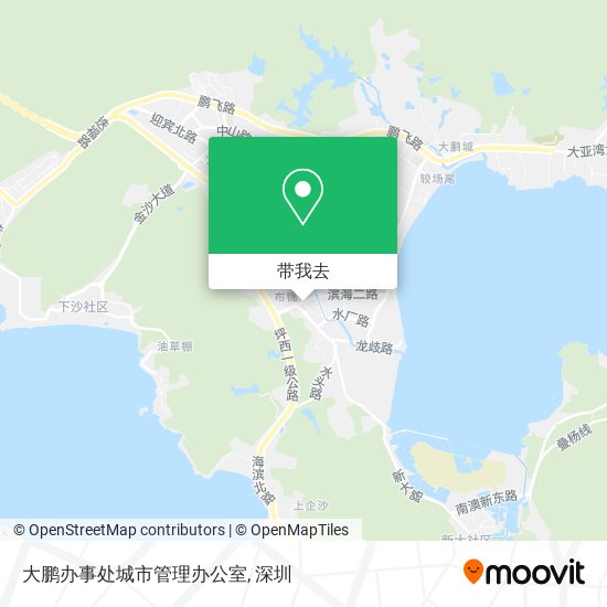 大鹏办事处城市管理办公室地图