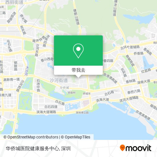 华侨城医院健康服务中心地图