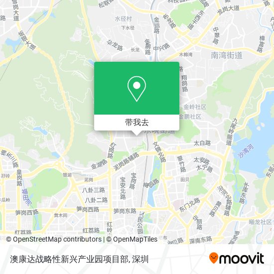 澳康达战略性新兴产业园项目部地图
