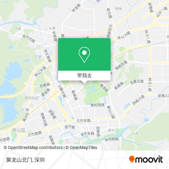 聚龙山北门地图