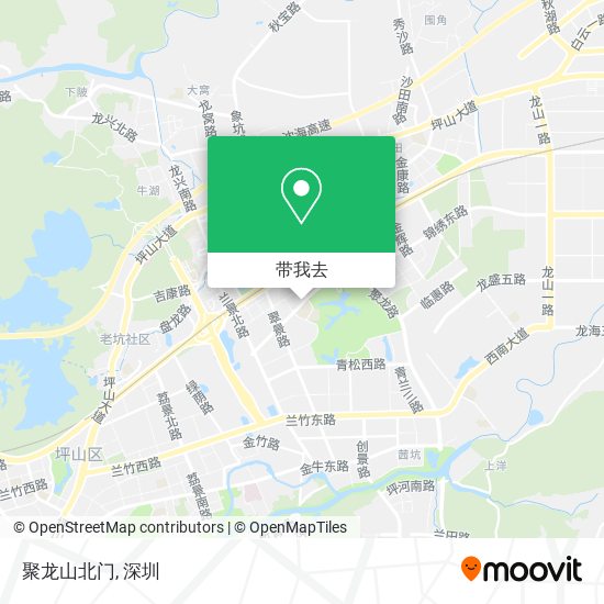 聚龙山北门地图