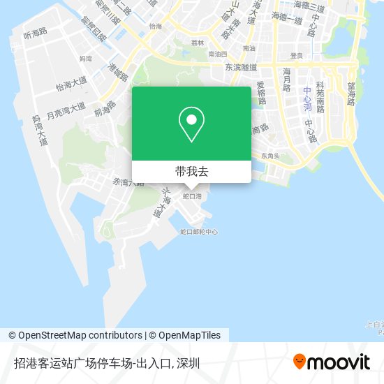 招港客运站广场停车场-出入口地图