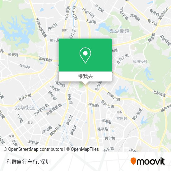 利群自行车行地图