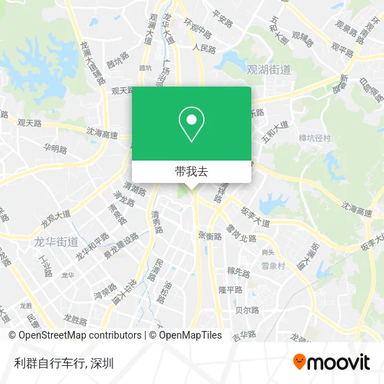 利群自行车行地图