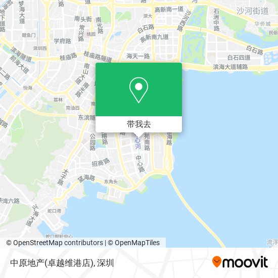 中原地产(卓越维港店)地图