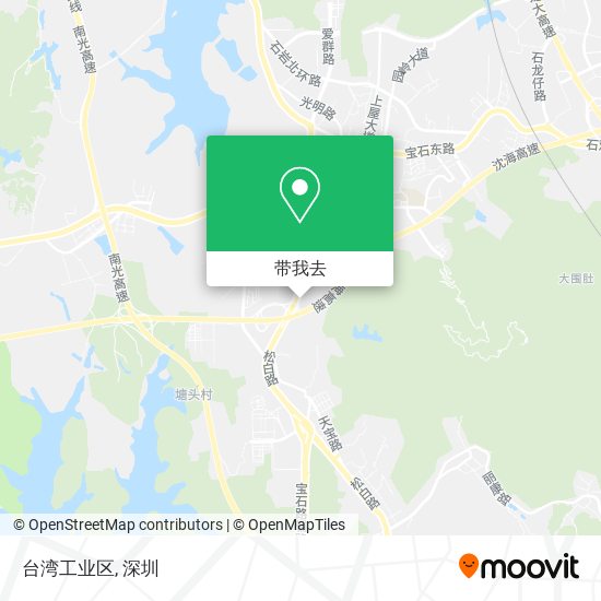 台湾工业区地图