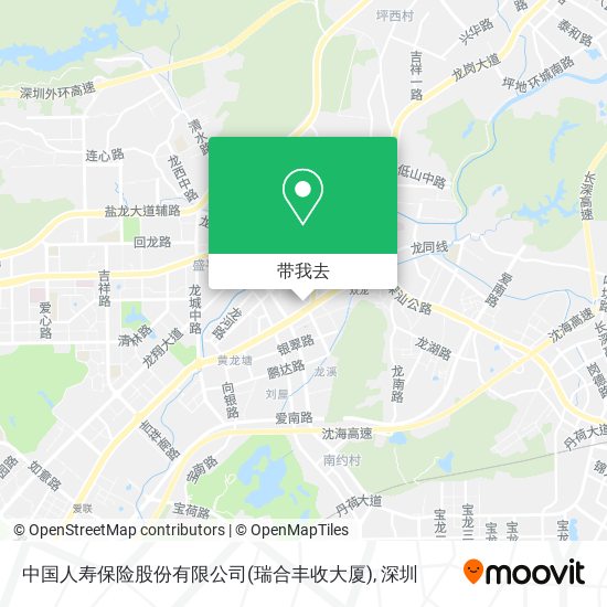 中国人寿保险股份有限公司(瑞合丰收大厦)地图
