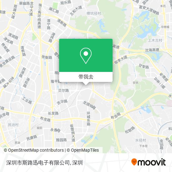深圳市斯路迅电子有限公司地图