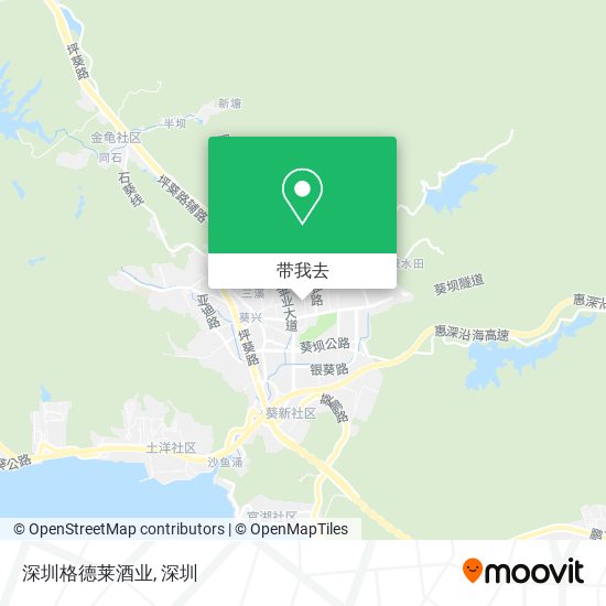 深圳格德莱酒业地图