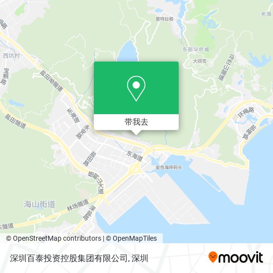 深圳百泰投资控股集团有限公司地图