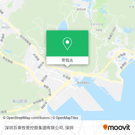 深圳百泰投资控股集团有限公司地图