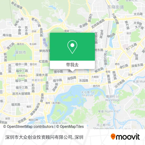 深圳市大众创业投资顾问有限公司地图