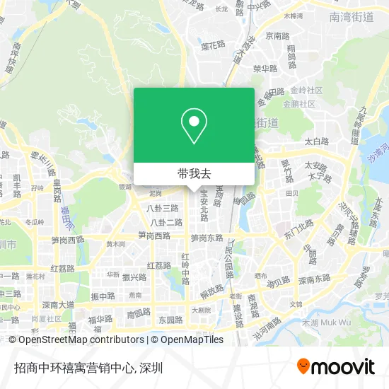 招商中环禧寓营销中心地图