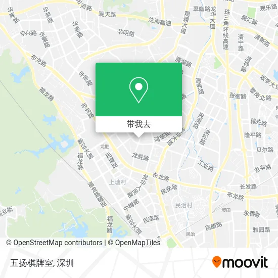 五扬棋牌室地图