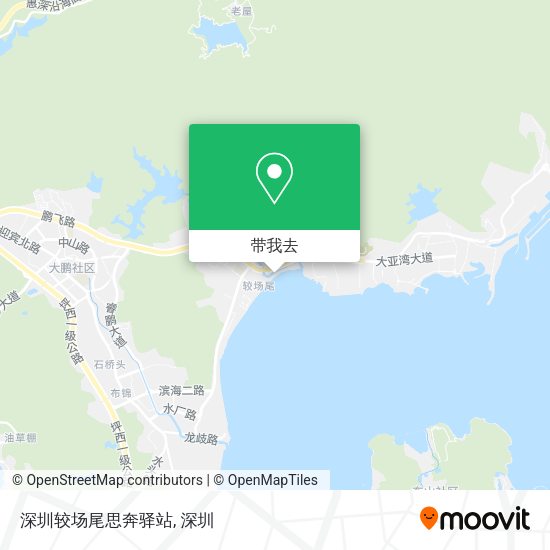 深圳较场尾思奔驿站地图